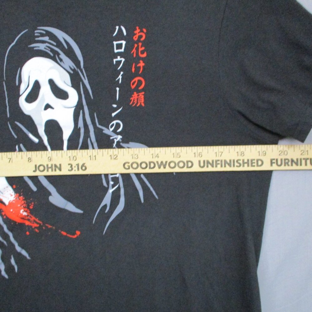 Ghost Face Graphic Print T-Shirt Black Men Size |‎ M - Picture 4 of 7
